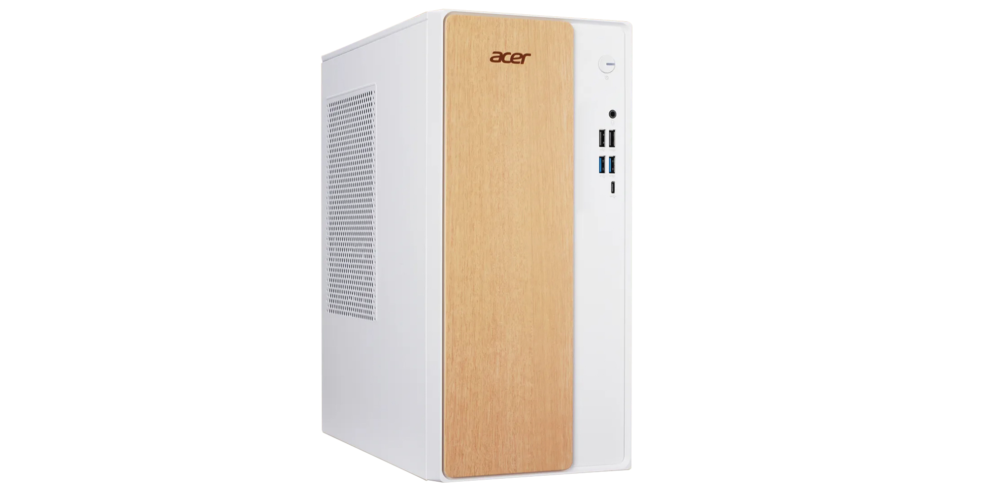 White ACER TC-102 Desktop tower PC