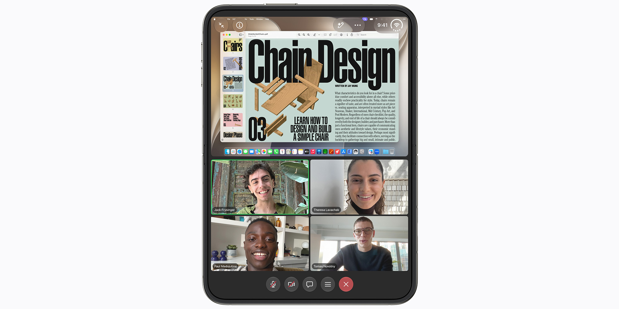 iPhone Duo open and multitasking with apps