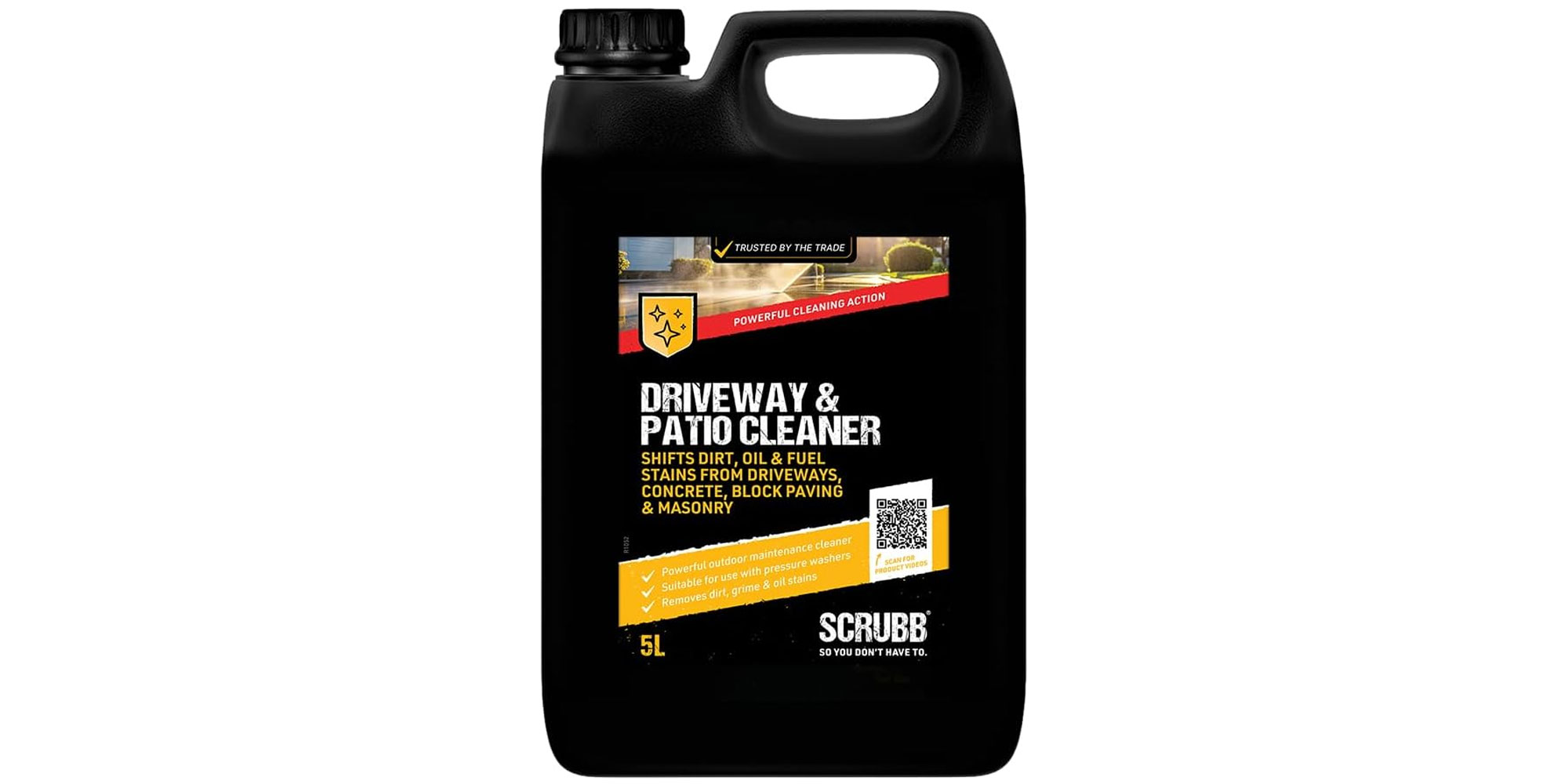 scrubb driveway patio cleaner