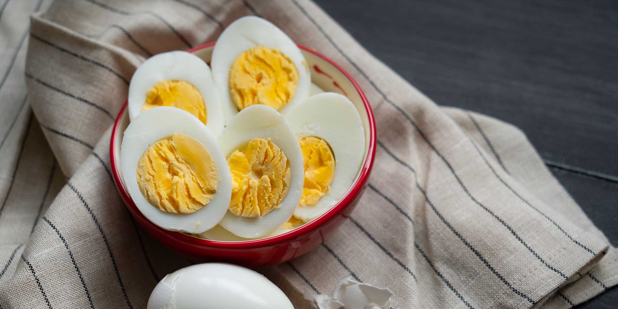 Hard boiled eggs