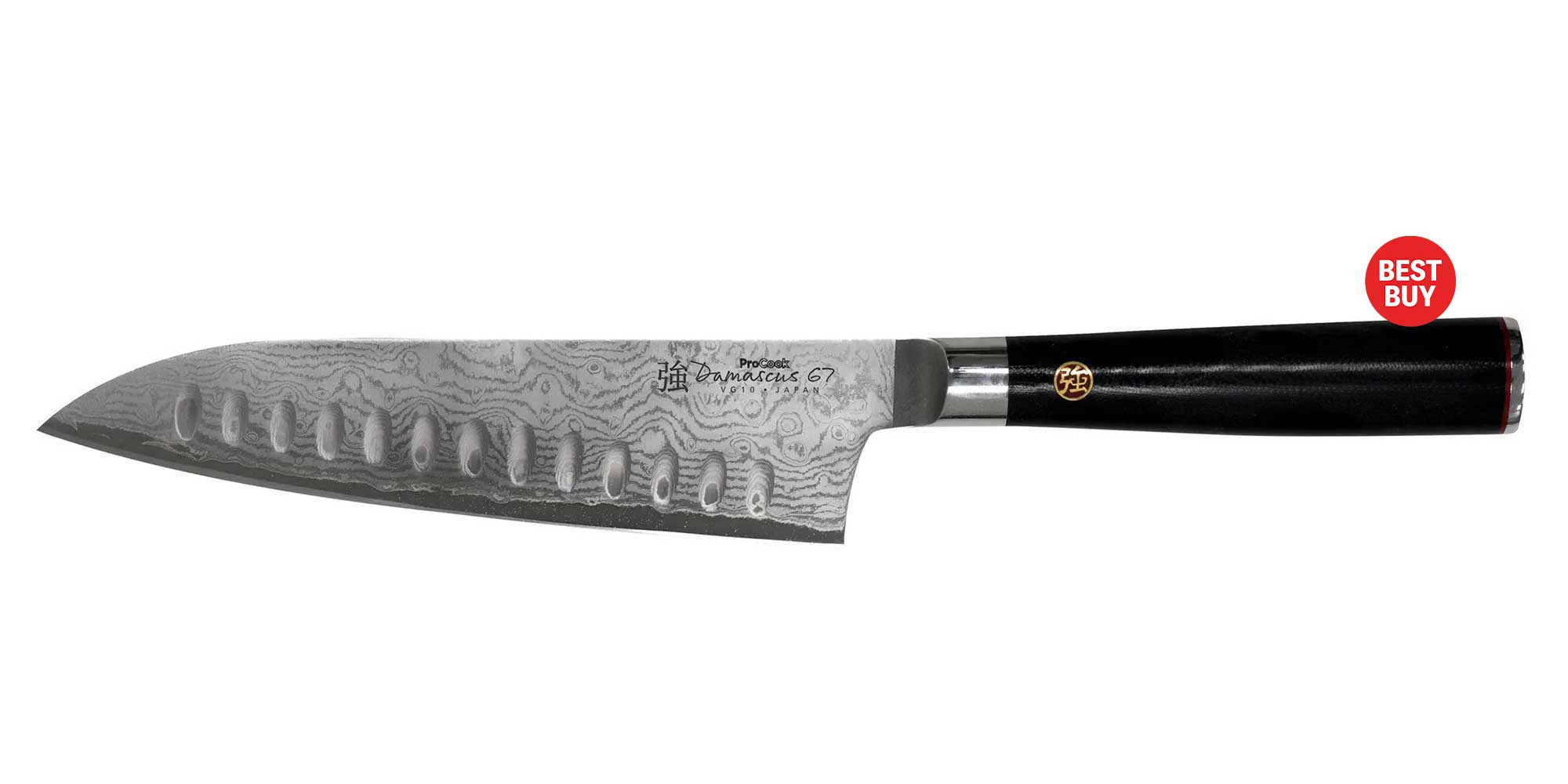 Best Buy: ProCook Damascus 67 Santoku Knife