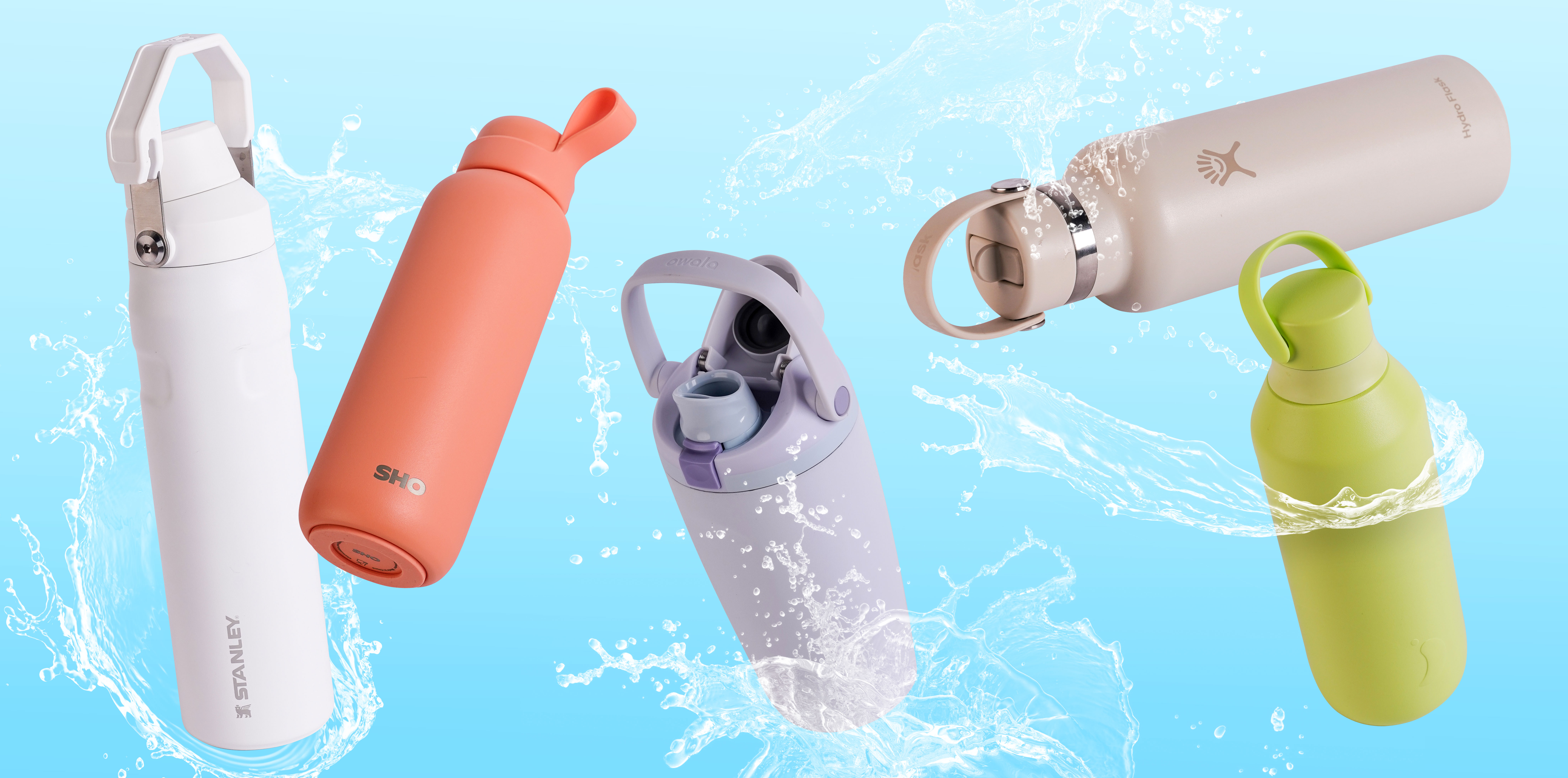 water bottle lineup
