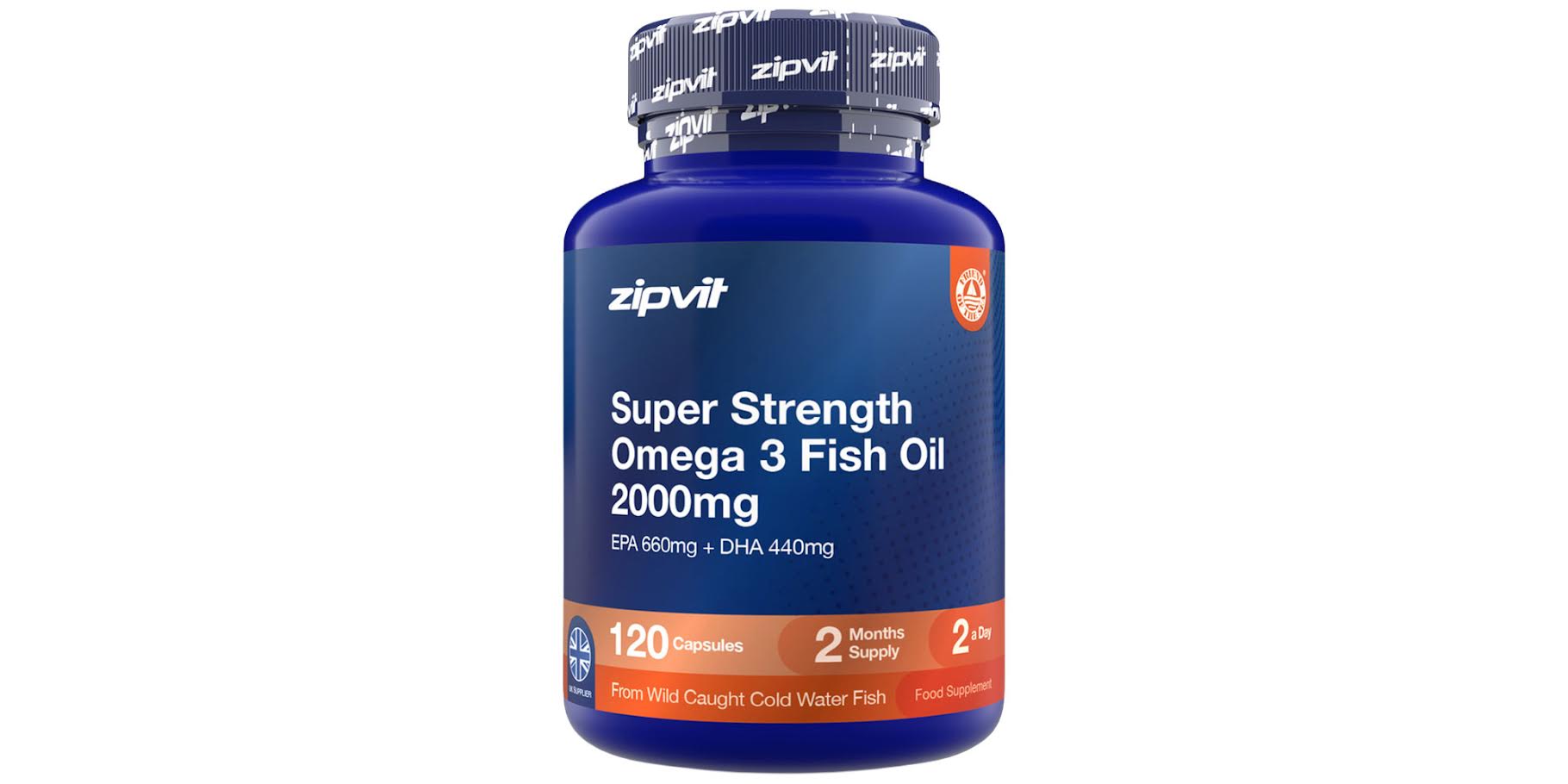 Zipvit Super Strength omega 3 fish oil 2000mg