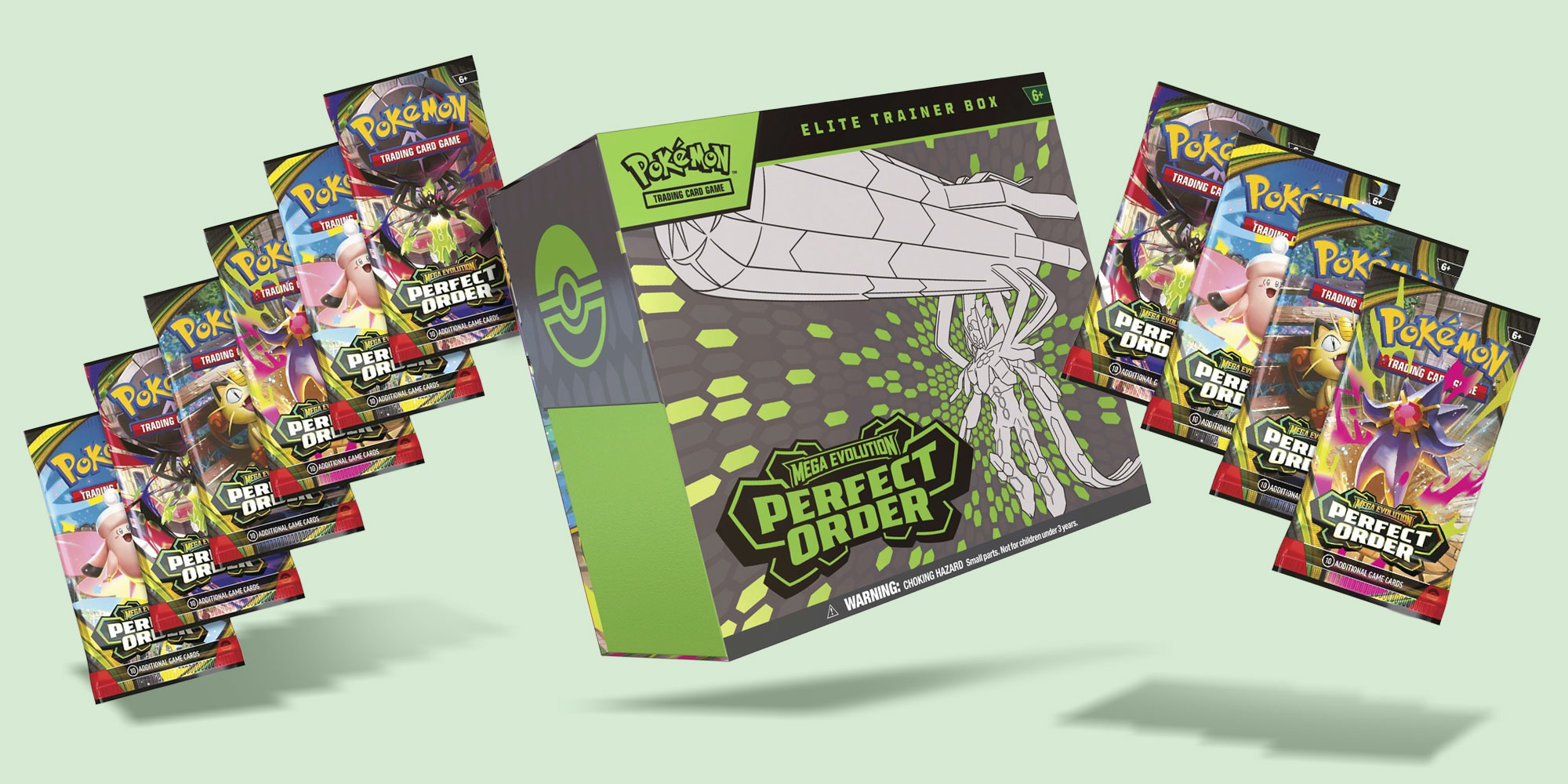 Pokemon trading card booster packs and trainer box