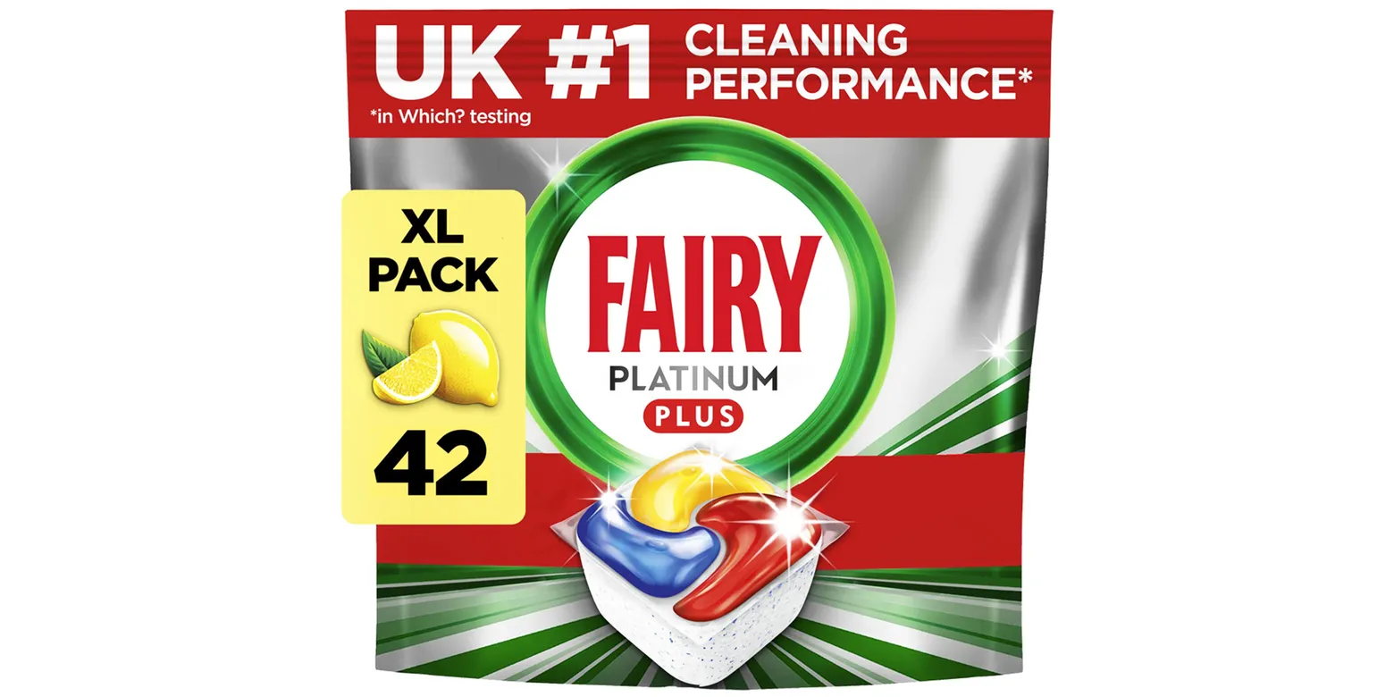 Fairy Platinum Plus Lemon Dishwasher Tablets