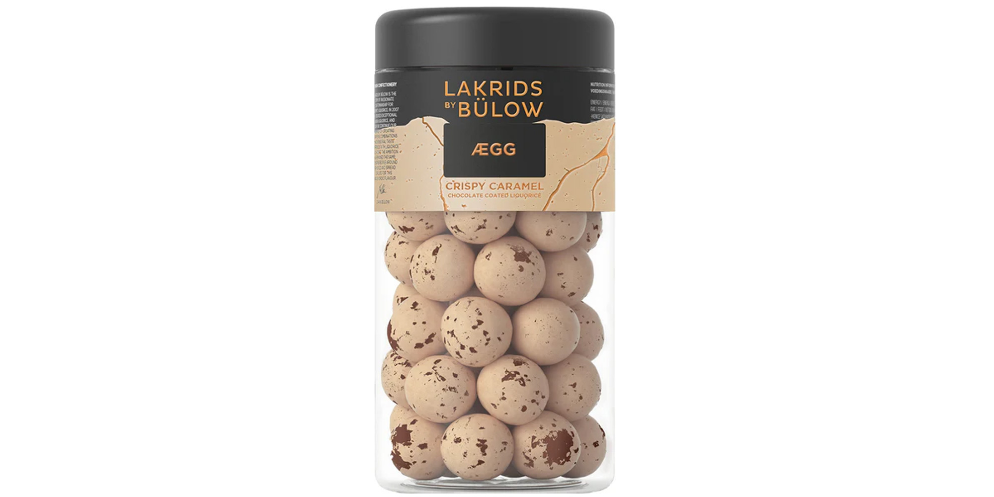 Crispy Caramel Liquorice Eggs, Lakrids by Bülow