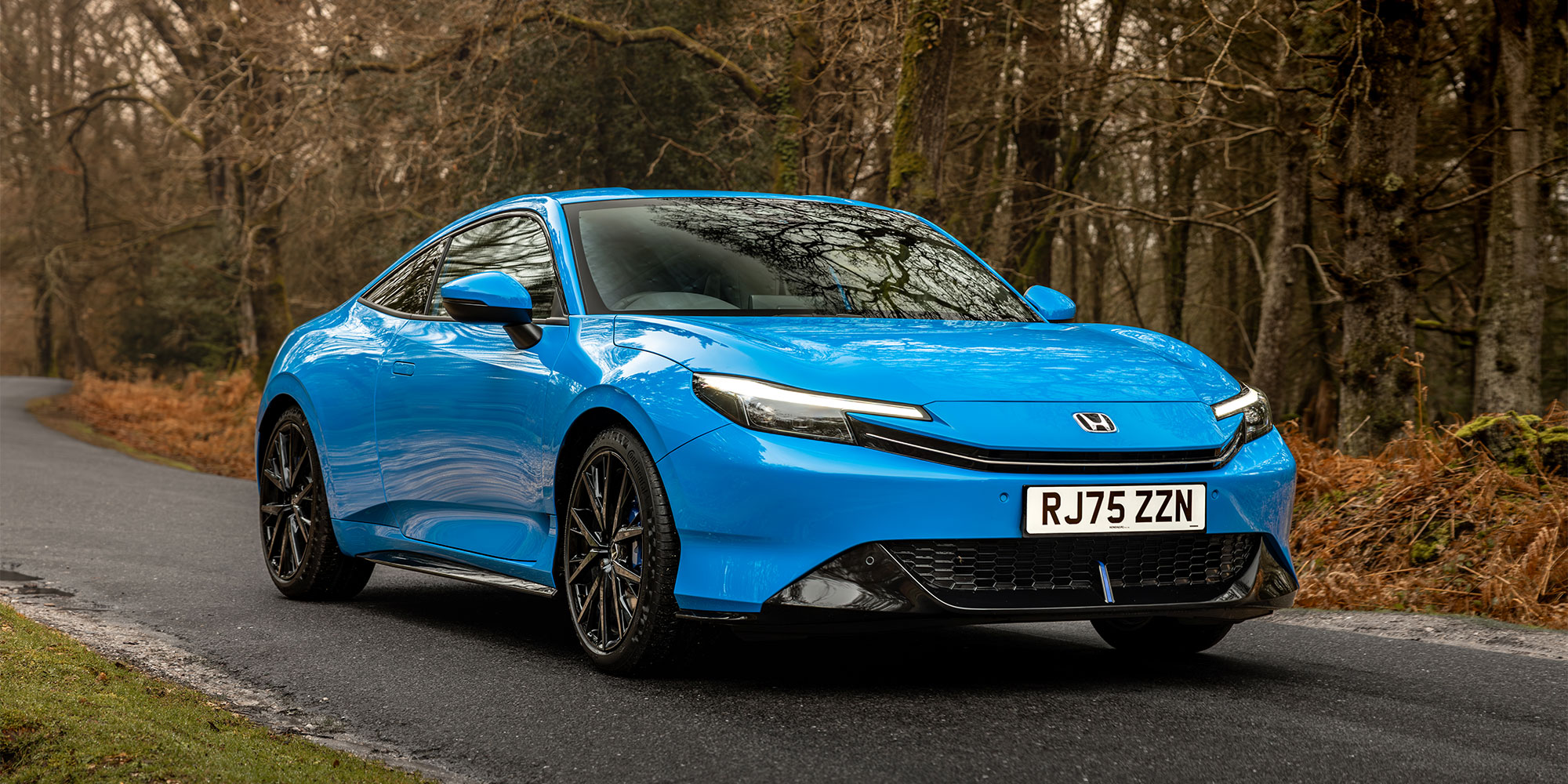 A front quarter view of the Honda Prelude