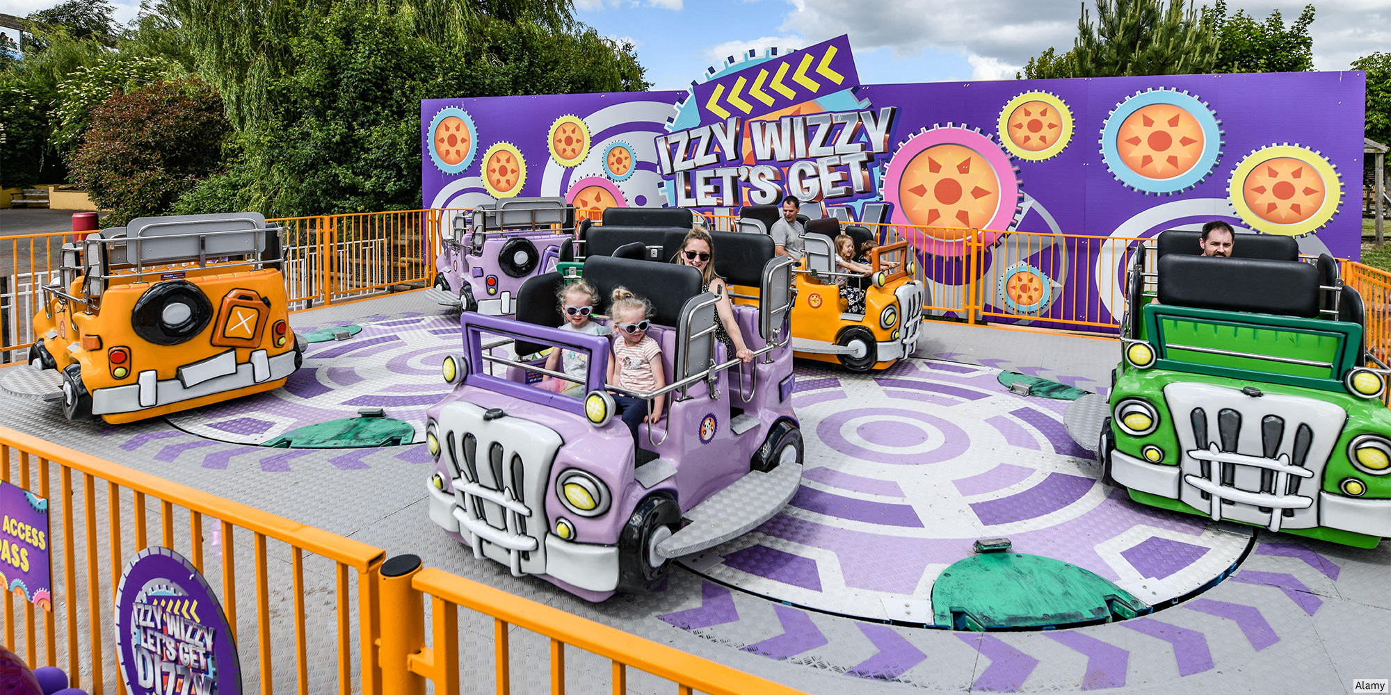 Crealy Theme Park children's rides