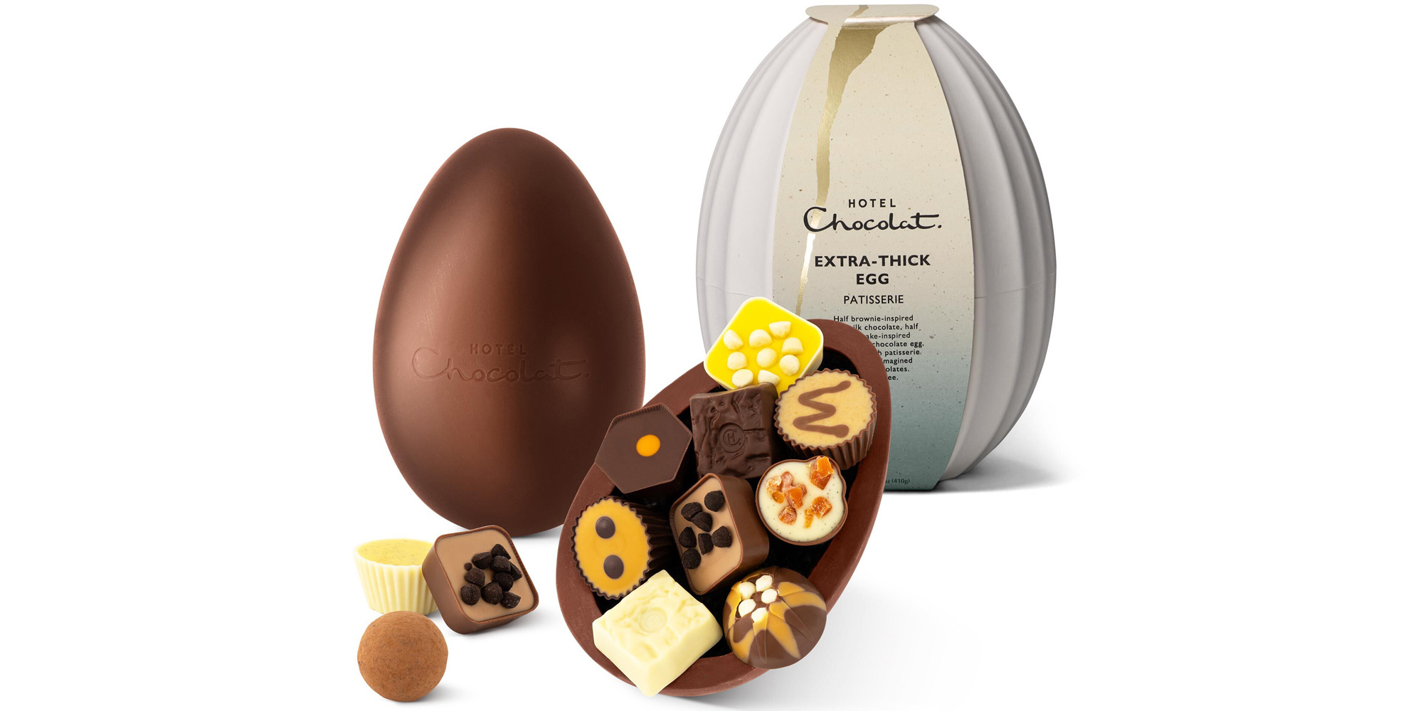 Hotel Chocolat Patisserie extra-thick Easter egg