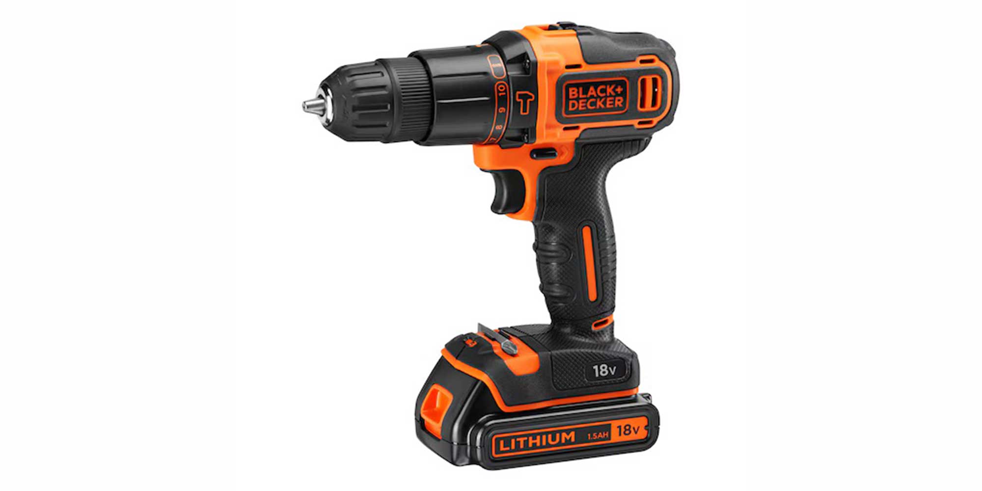 Black & Decker 18V Cordless Hammer Drill (BCD700)