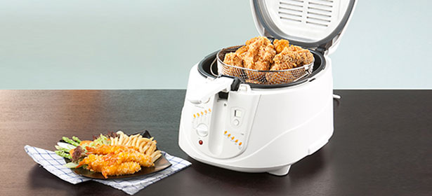 8L Alivio Air Fryer With Basket Drawer With Adjustable Thermometer & Timer