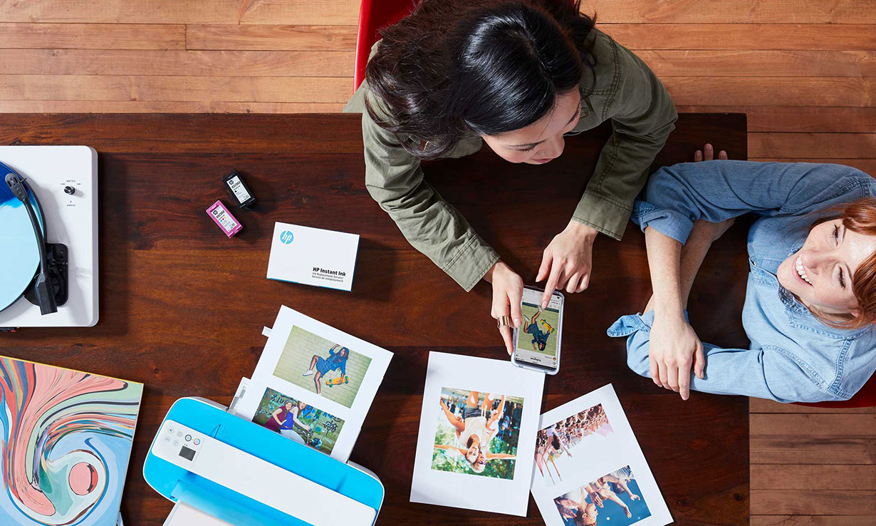 People printing using an HP Instant Ink subscription