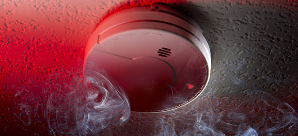 Smoke alarm with smoke