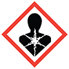 Serious health hazard (symbol: health hazard)