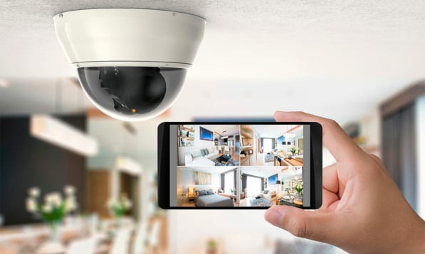 Use phone store for security camera