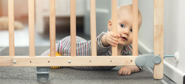 Wooden stair gates