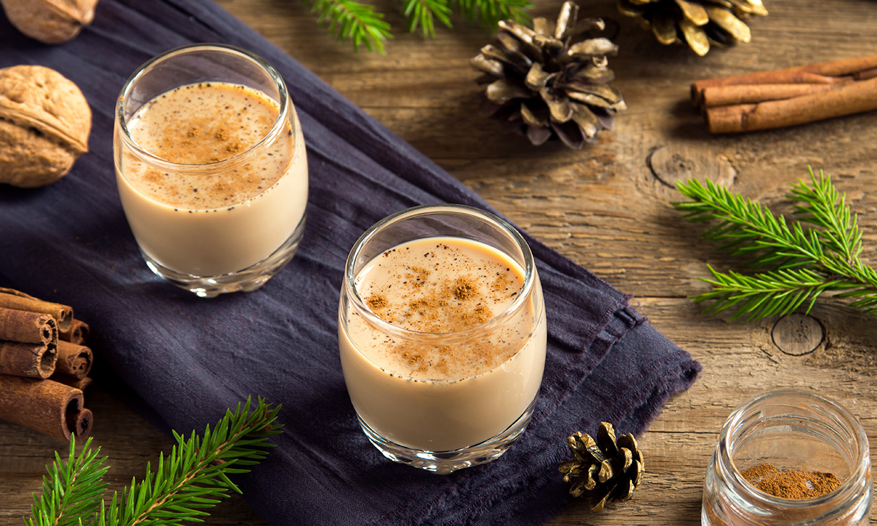 Glasses of Irish Cream Liqueur